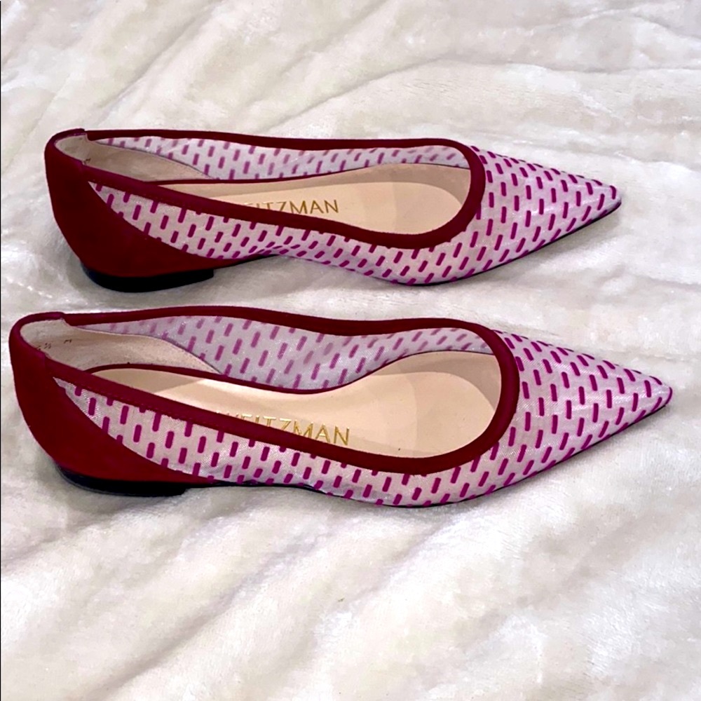 The Tasha Flat Stuart Weitzman Mesh Pointed - Picture 4 of 8